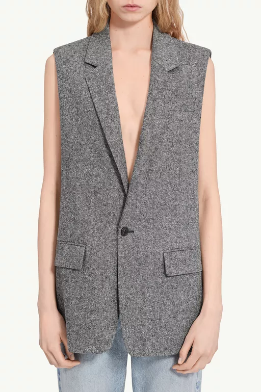 Dotty tweed gilet - Waistcoats