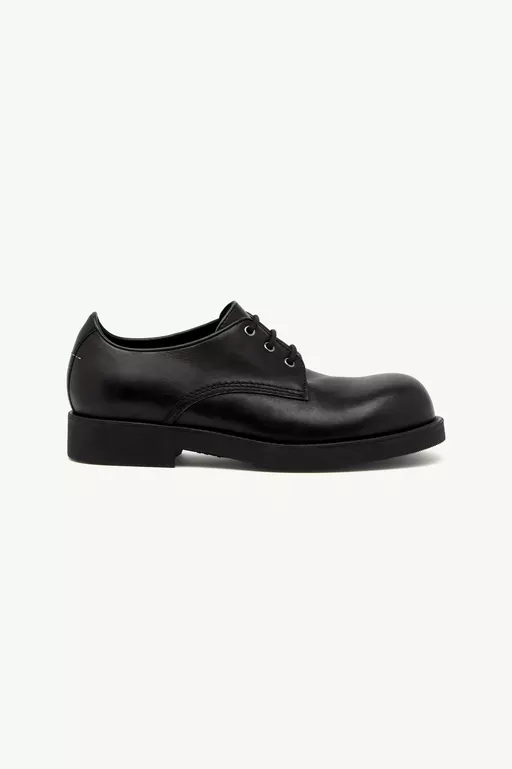 Leather Biker lace-up shoes - Lace-ups