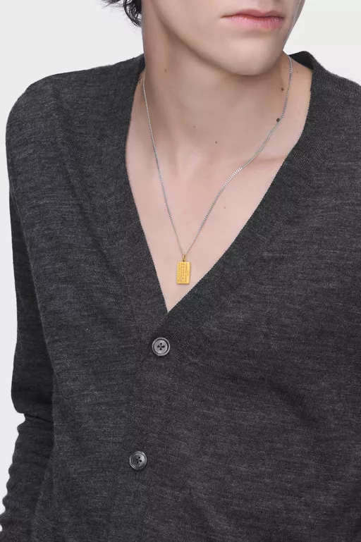 Collier &agrave; pendentif diamant Numeric - Collane