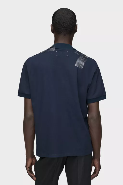T-shirt con scollo a V taped - Polo