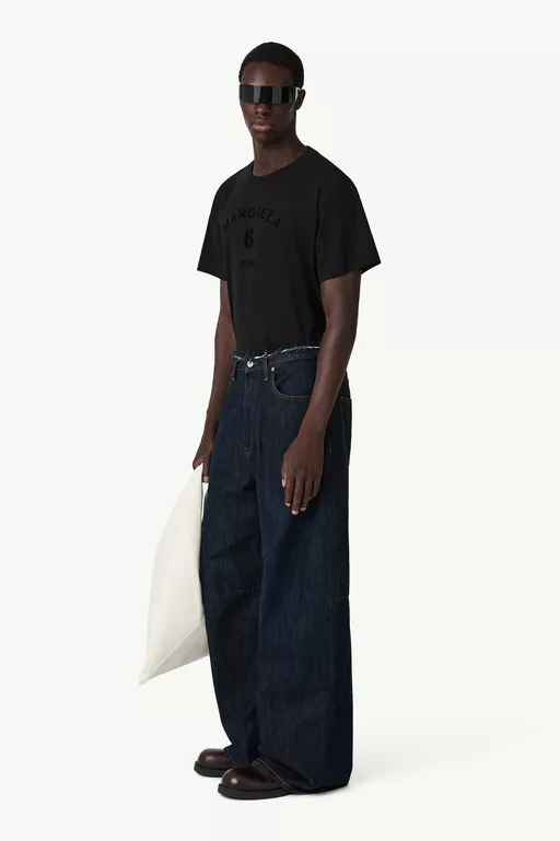 Wide-leg denim jeans - Denim