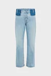 Blue - Straight-leg Jeans