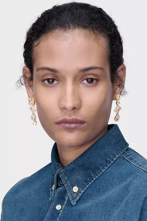 Cluster Drop Earrings - Earrings
