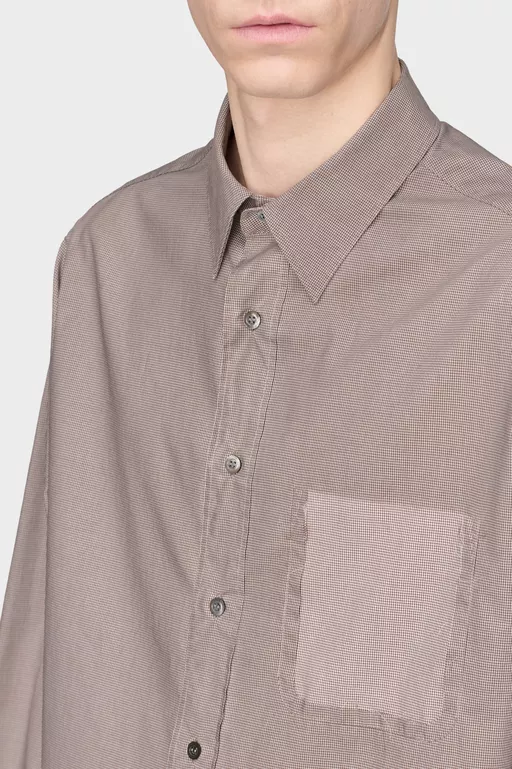 Long-Sleeve Cotton Shirt - Shirts