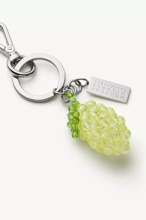 Lemon Beaded Numeric Keyring - Key Rings