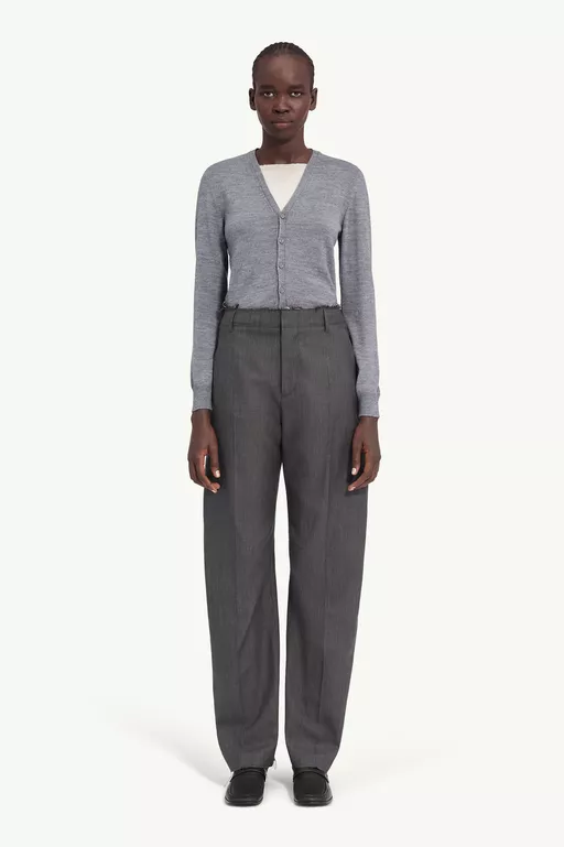 Wide-leg tailored trousers - Pants