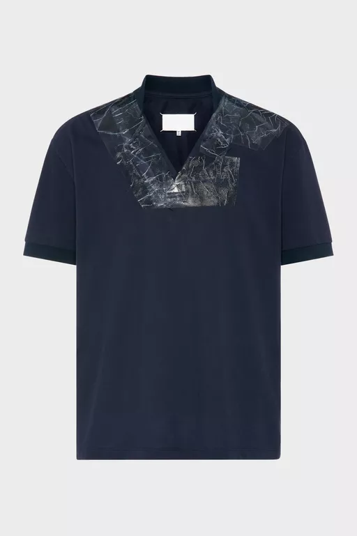 T-shirt con scollo a V taped - Polo
