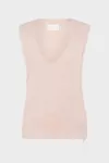 Pale Pink - Gardening hemp knit vest