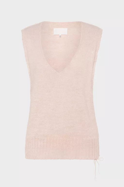 Gardening hemp knit vest - Waistcoats