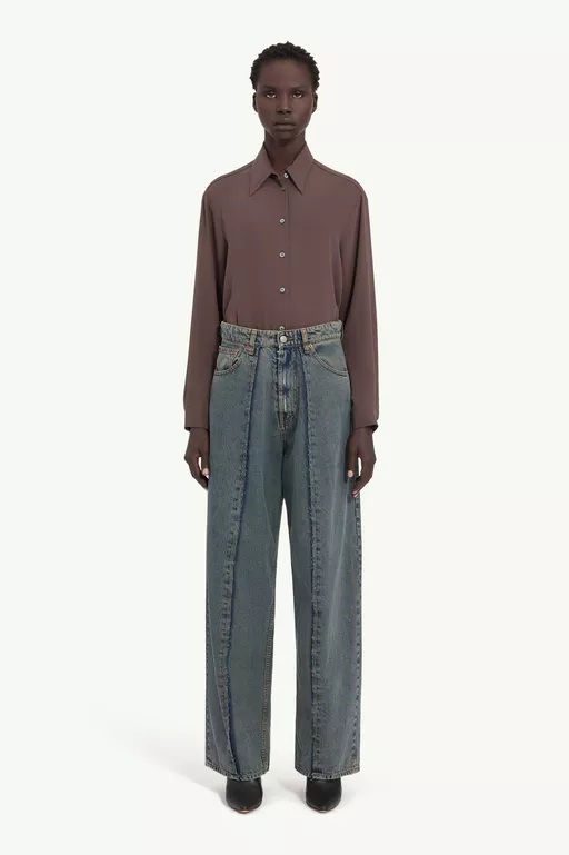 Wide-leg jeans - Denim