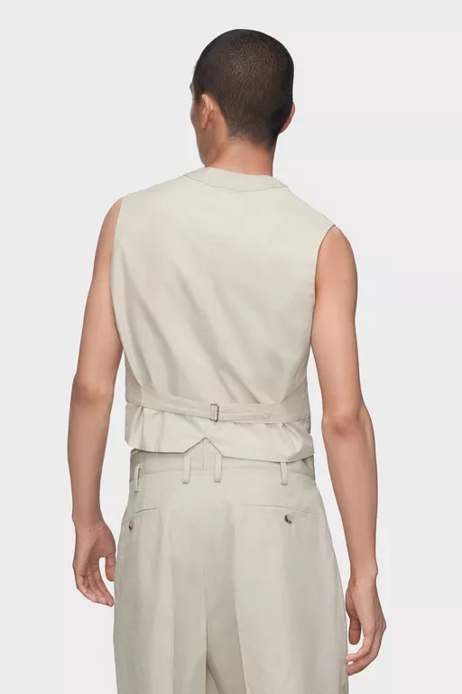 Cotton silk gilet - Waistcoats