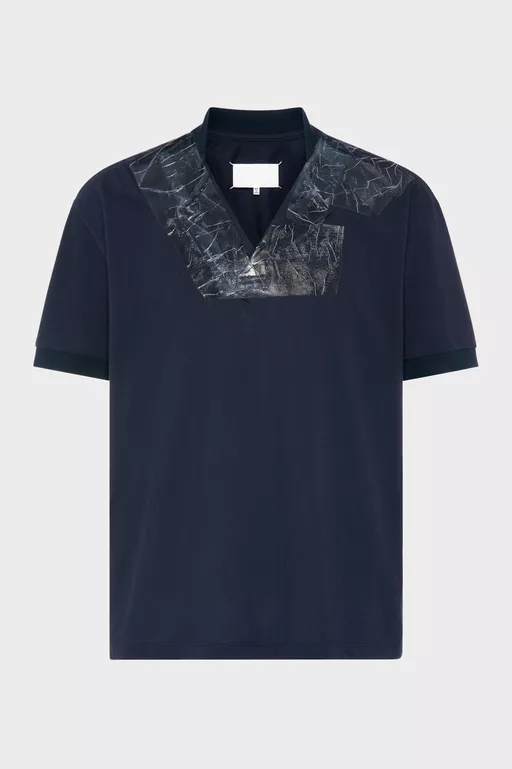 Taped V-neck T-shirt