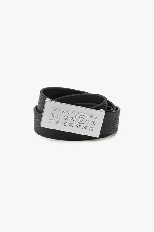 Numeric leather belt - Belts