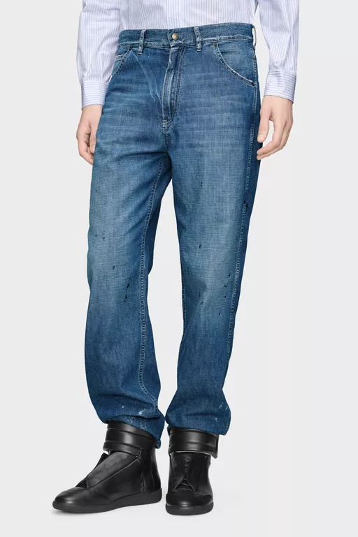 Straight-leg Jeans - Denim