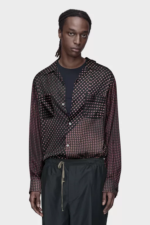Paisley Print Long-Sleeve Shirt - Shirts