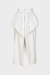 Blanco - Falda fruncida en denim