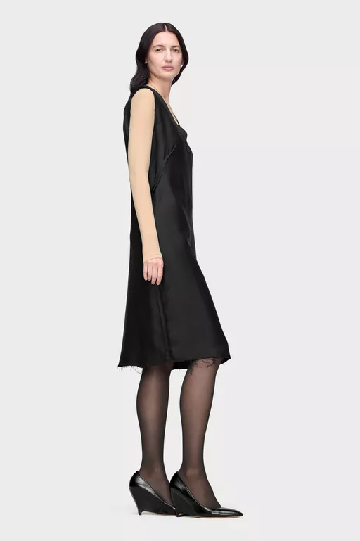 Silk Midi Dress - Midi Dress