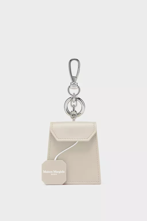 Leather tea bag charm - Small Leather Goods