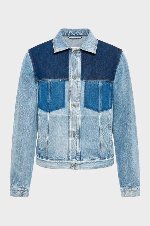 Patchwork Denim Jacket - Jackets
