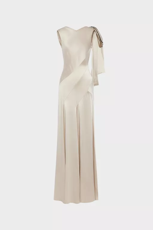 Bias-cut Evening Gown - Maxi Dress