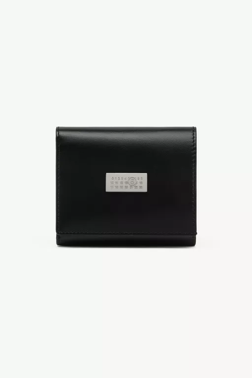 Leather tri-fold wallet