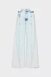 Light Indigo - Bleached Spliced Jeans