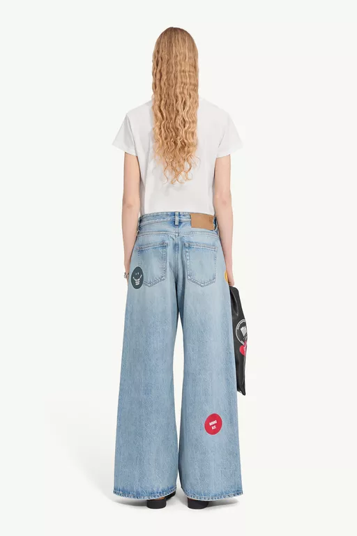 Wide-leg jeans - Denim