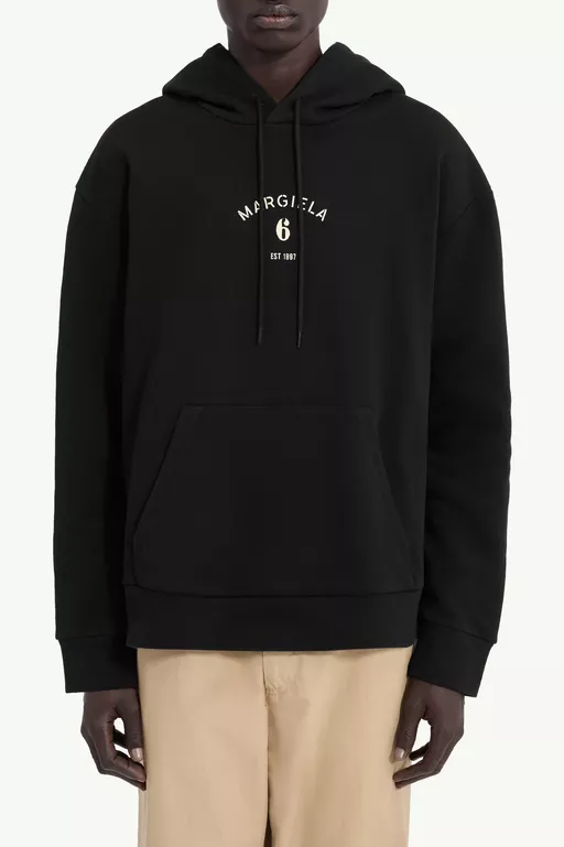 Sweat-shirt &agrave; capuche imprim&eacute; mannequin - Sweat-shirts