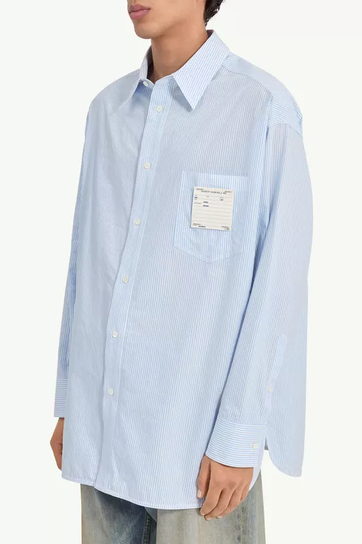 Striped Poplin Shirt - Shirts