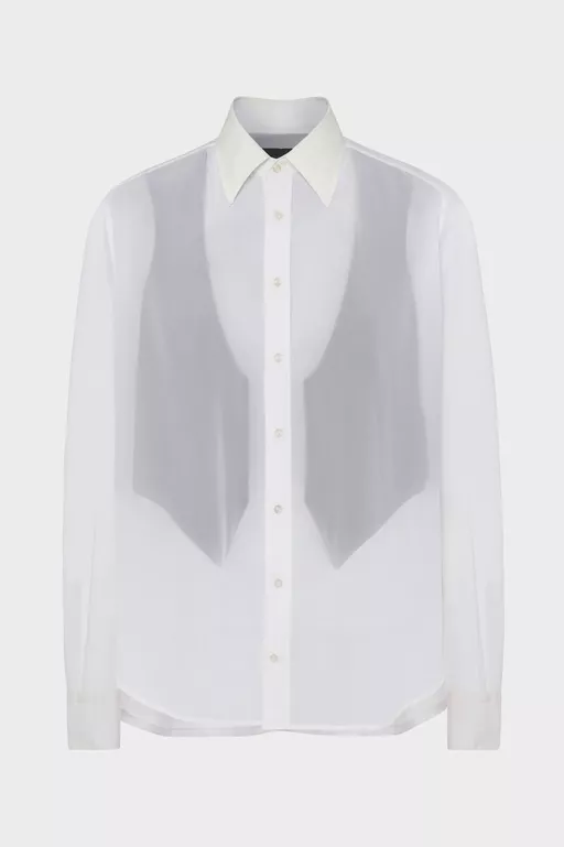 Covered Tailored Shirt - Long-sleeved Shirt