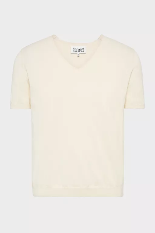 Cotton V-Neck Top - Overalls