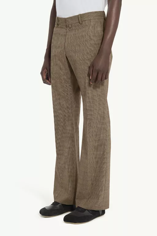 Check Trousers - Pants