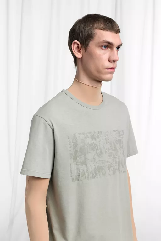 Wax Treatment Cotton T-Shirt - T-shirts