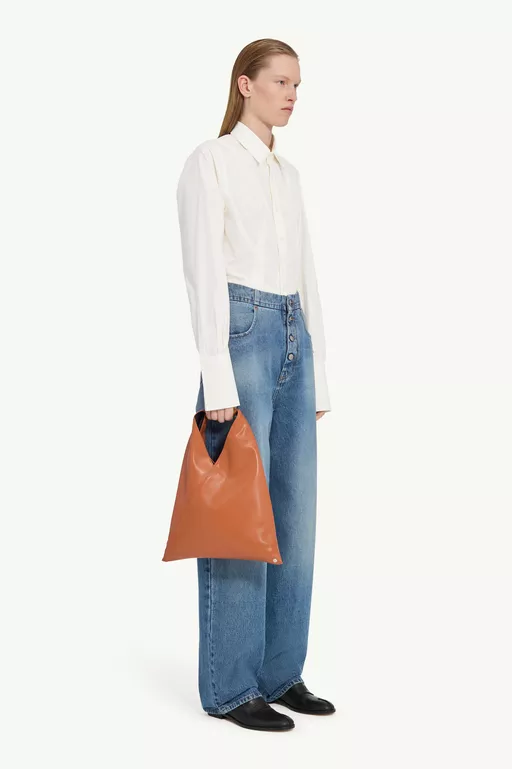 High-waisted jeans - Denim