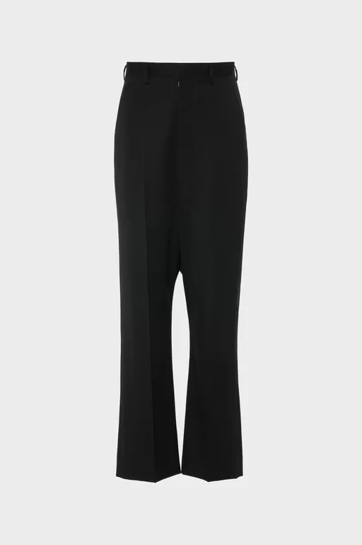 Pantaloni in lana a cavallo basso - Pantaloni