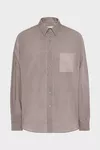 Nude - Chemise &agrave; manches longues en coton