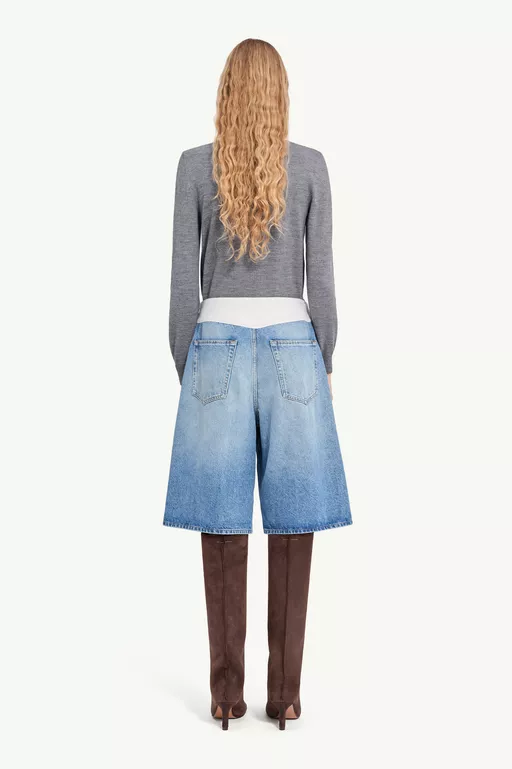 Denim bermuda shorts - Shorts