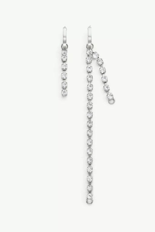 Rhinestone drop earrings