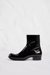 Black - Float Ankle Boots Patent