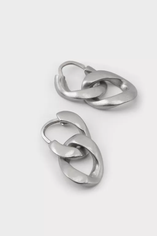 Silver Maillons Earrings - Earrings