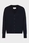 Blu scuro - Cardigan in cashmere