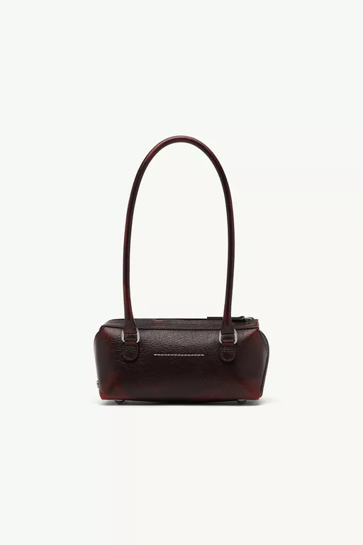Bauletto Shoulder Bag Mini crackled leather - Shoulder Bags