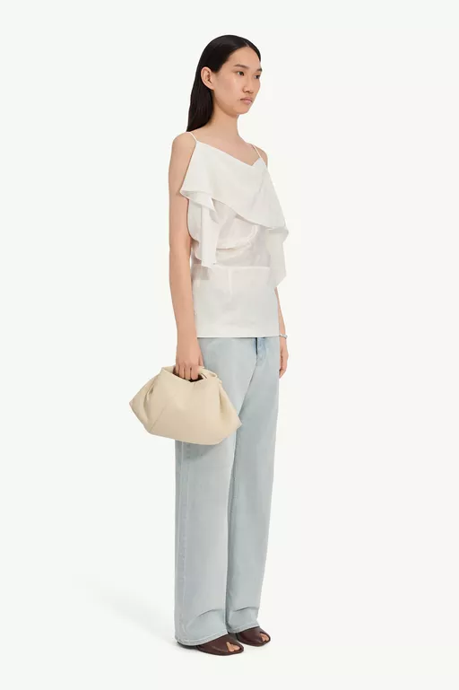 Folded jacquard top - Short-sleeved Top