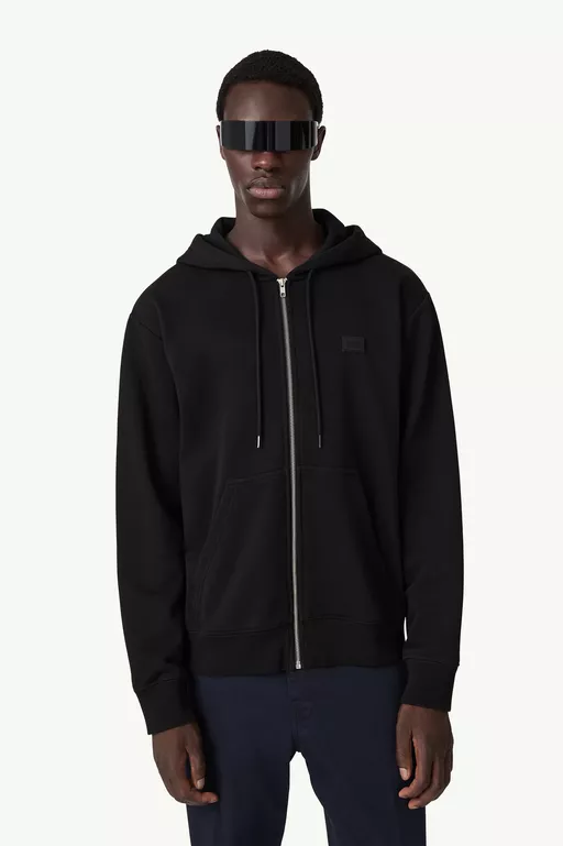 Rubber patch hooded sweatshirt - Sweatshirts