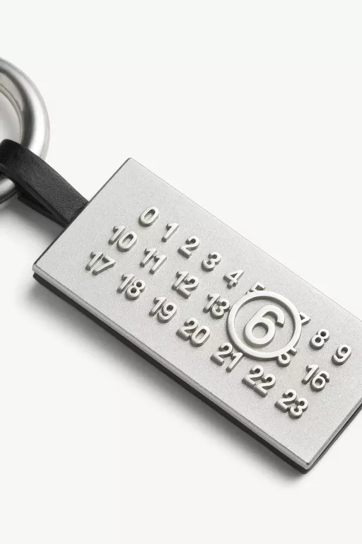 Numeric Plaque Bag Charm - Key Rings