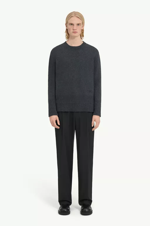 Wool crew neck jumper - Knitwear