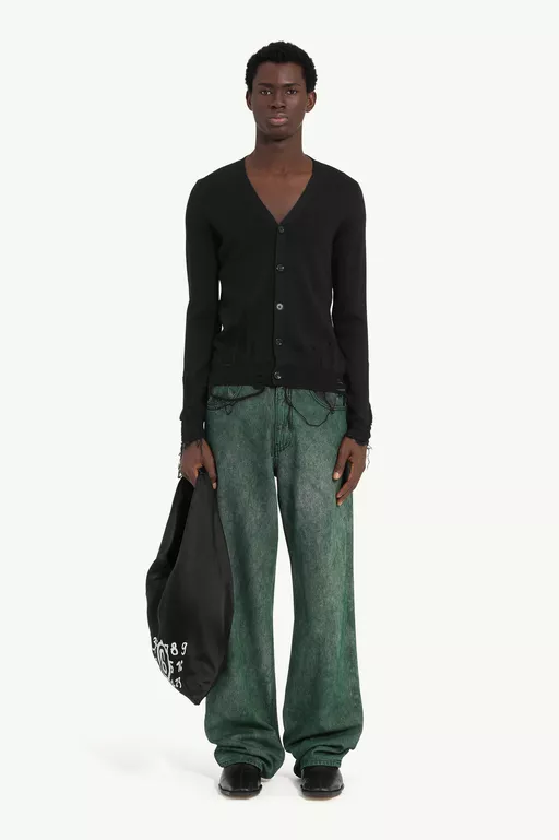 Distressed Cardigan - Cardigan
