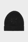 Black - Wool beanie