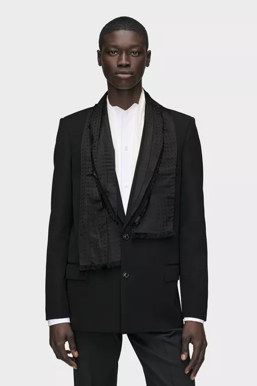 Wool Scarf Jacket - Jackets