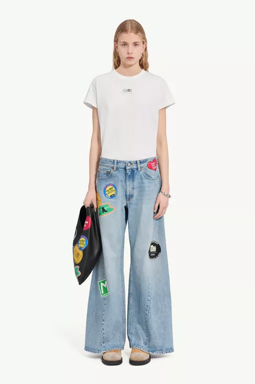 Wide-leg jeans - Denim